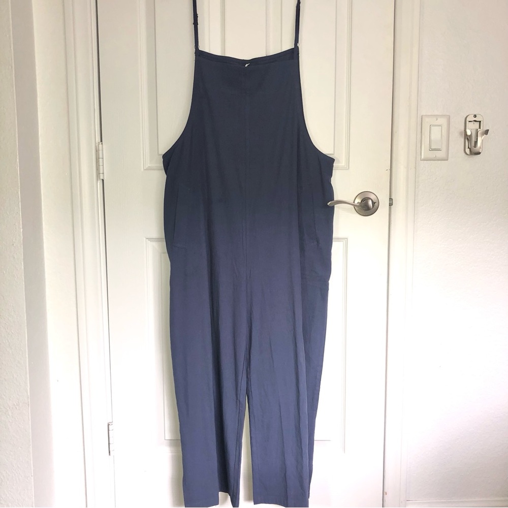 Blue Overalls/Romper